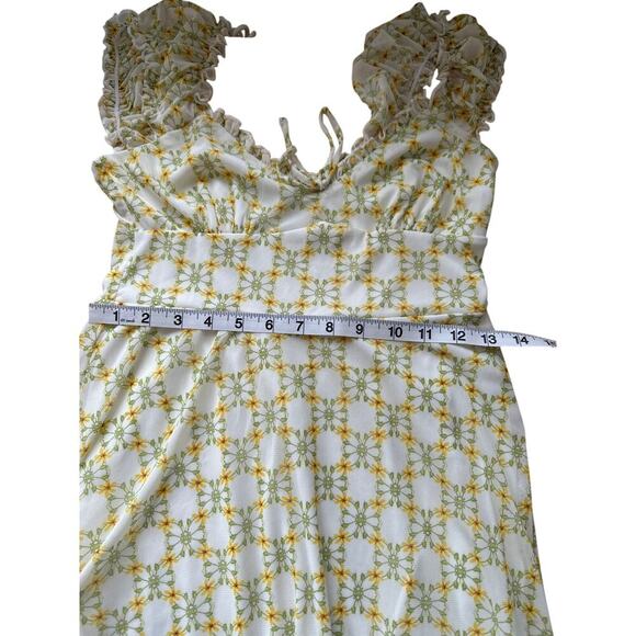Urban Outfitters Mesh Floral Milkmaid Dress, NWOT - Picture 6 of 6